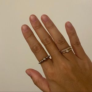 Pandora string of beads ring